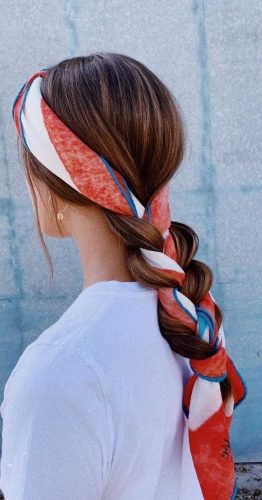 35 Adorable Hairstyles You Can Do With A Scarf